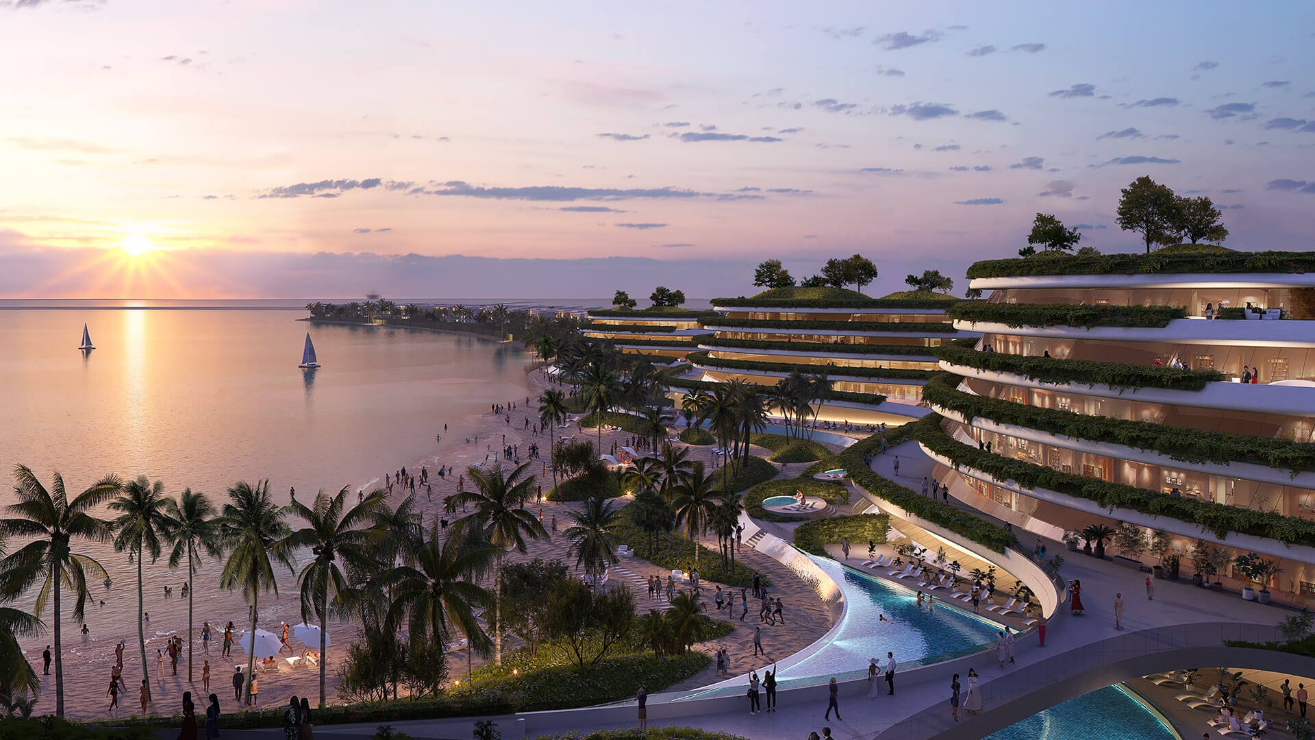 luxury waterfront properties Jumeirah