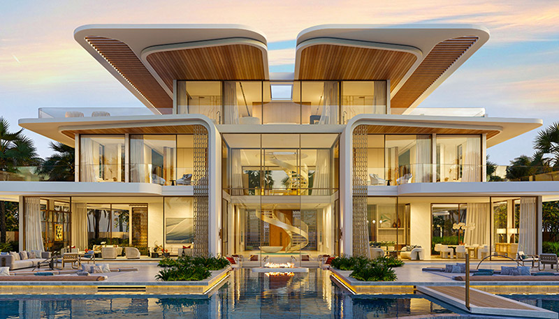 Waterfront luxury properties Dubai